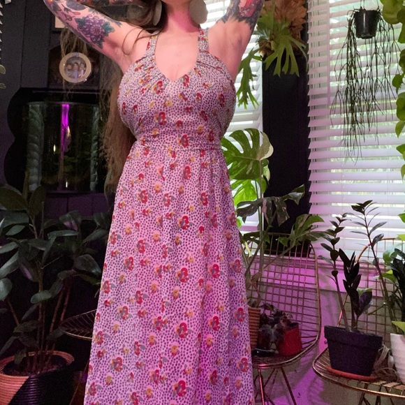 Vintage Woodstock Maxi Dress - Picture 8 of 8